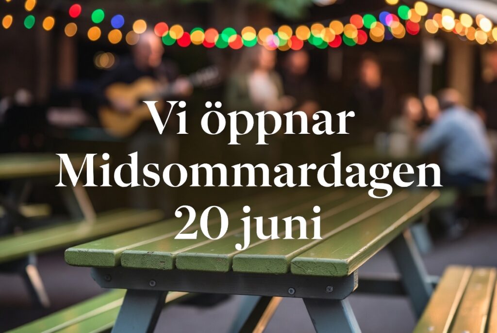 Öppnar 20 juni